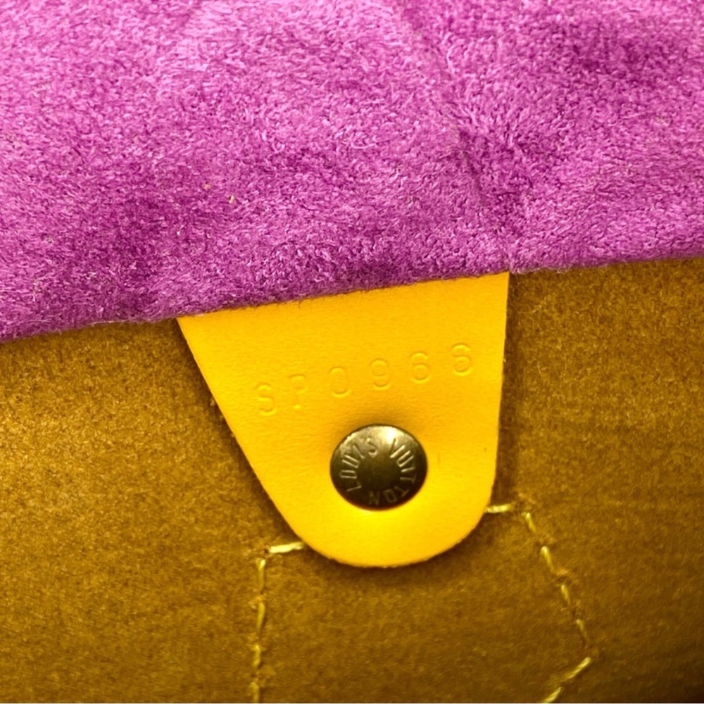 LOUIS VUITTON Epi Speedy 25 Tassili Yellow Leather - Picture 8 of 16